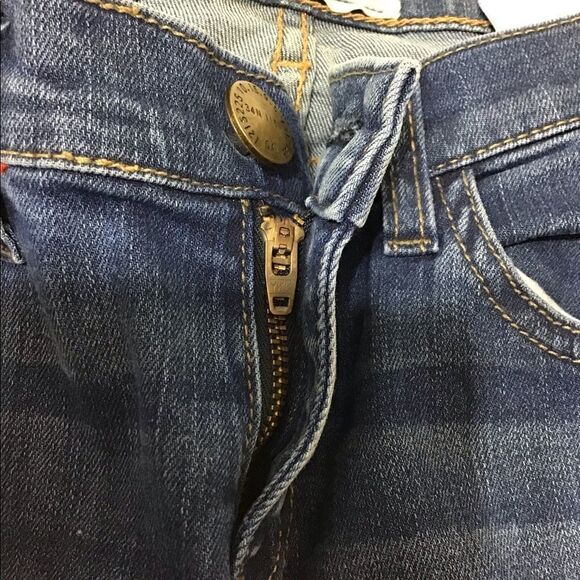 Current/Elliott Sample Blue Wash Flare Leg Jeans - Picture 12 of 15